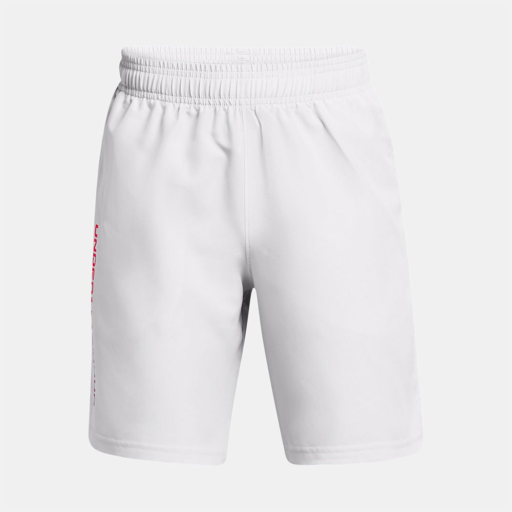 Under Armour Woven Wordmark Shorts Weiß 14-16 Years Junge von Under Armour