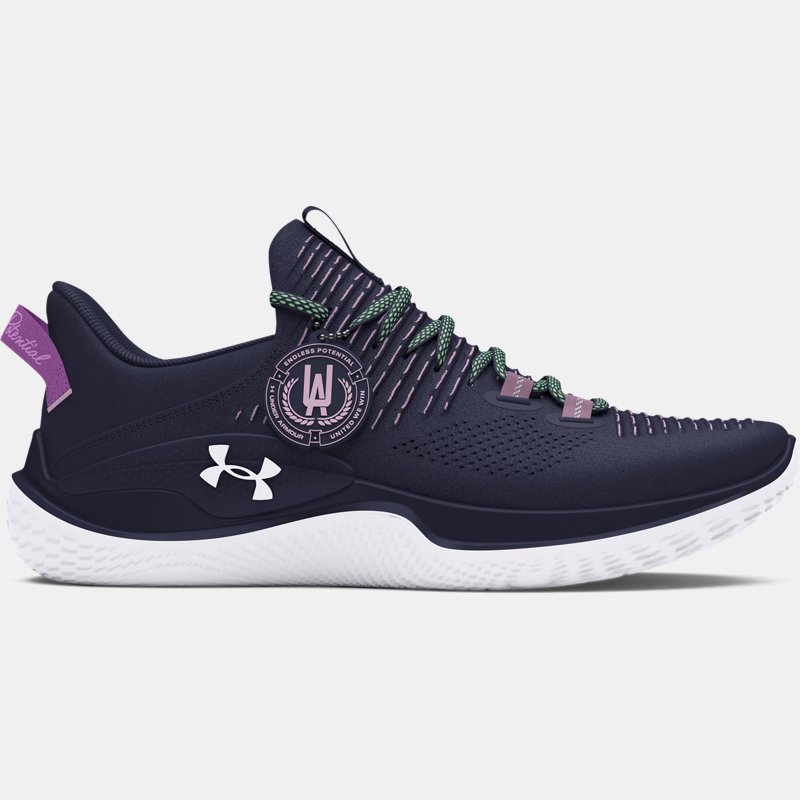 Unisex Under Armour Dynamic International Women's Day Trainingsschuhe Midnight Blaue Marine / Violett Ace / Weiß 41 von Under Armour