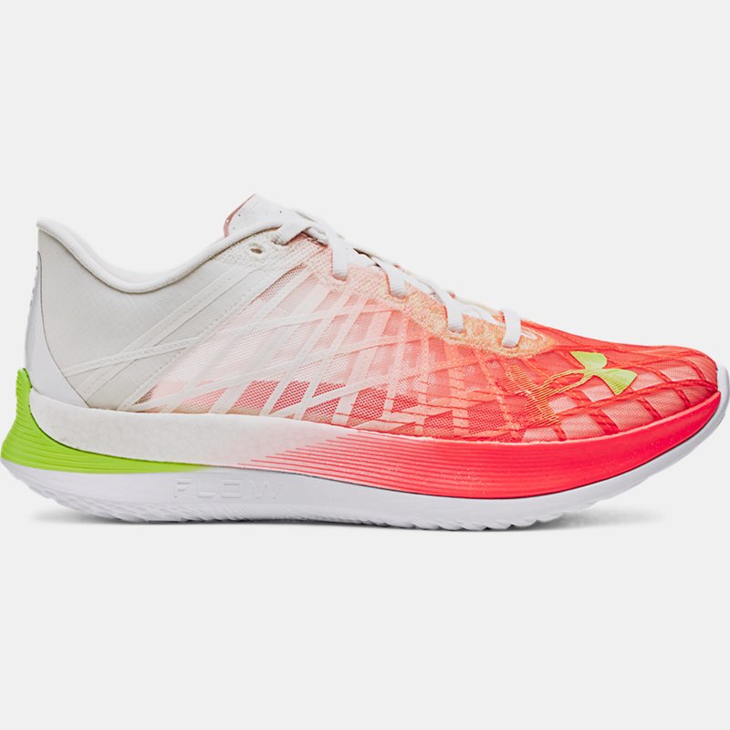 Unisex Under Armour Flow Velociti Elite Laufschuhe Weiß / Beta / Quirky Lime 39 von Under Armour