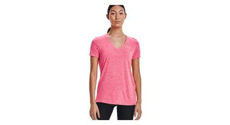 damen under armour tech twist kurzarmtrikot pink von Under Armour