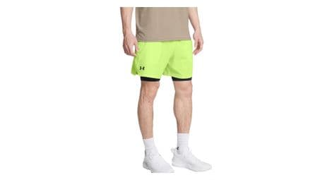 under  armour vanish woven shorts 2 in 1 grun schwarz herren von Under Armour