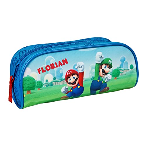 Undercover Schlamper-Mäppchen mit Name Kinder Schule | Personalisierte Stiftemappe für Jungen | Schüler-Etui Schlampermappe Mario & Luigi Undercover Schlamper-Mäppchen mit Name Kinder Schule | Personalisierte Stiftemappe für Jungen | Schüler-Etui Schlampermappe Mario & Luigi von Undercover