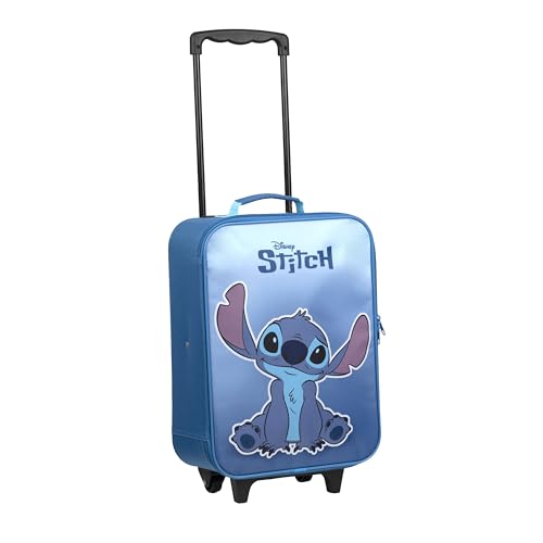 Undercover - Disney Stitch Kinder Trolley - geräumiges Hauptfach - idealer Reisebegleiter - verstellbare und fixierbare Teleskopstange - Maße 46 x 32 x 16 cm Undercover - Disney Stitch Kinder Trolley - geräumiges Hauptfach - idealer Reisebegleiter - verstellbare und fixierbare Teleskopstange - Maße 46 x 32 x 16 cm von Undercover