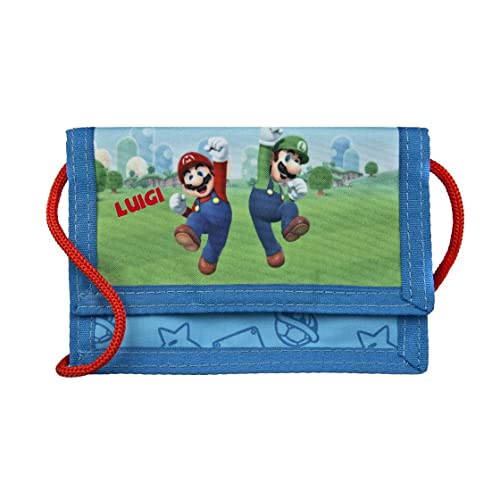 Undercover Geldbeutel Super Mario mit Name personalisiert | Geldbörse zum Umhängen Jungen | personalisierbares Portemonnaie Brustbeutel Kinder blau mit Sichtfenster für Busausweis Mario & Luigi Undercover Geldbeutel Super Mario mit Name personalisiert | Geldbörse zum Umhängen Jungen | personalisierbares Portemonnaie Brustbeutel Kinder blau mit Sichtfenster für Busausweis Mario & Luigi von Undercover