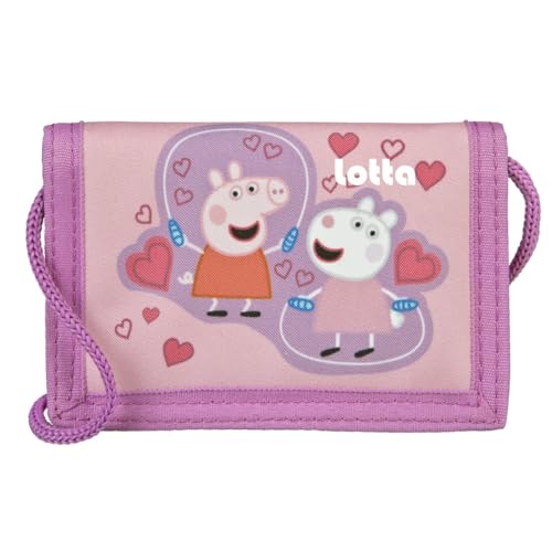 Undercover Geldbörse Peppa Pig Mädchen - Personalisiert mit Name - Geldbeutel zum Umhängen Kinder Undercover Geldbörse Peppa Pig Mädchen - Personalisiert mit Name - Geldbeutel zum Umhängen Kinder von Undercover