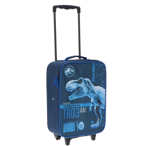 Undercover - Jurassic World Kinder Trolley - geräumiges Hauptfach - idealer Reisebegleiter - verstellbare und fixierbare Teleskopstange - Maße 46 x 32 x 16 cm Undercover - Jurassic World Kinder Trolley - geräumiges Hauptfach - idealer Reisebegleiter - verstellbare und fixierbare Teleskopstange - Maße 46 x 32 x 16 cm von Undercover
