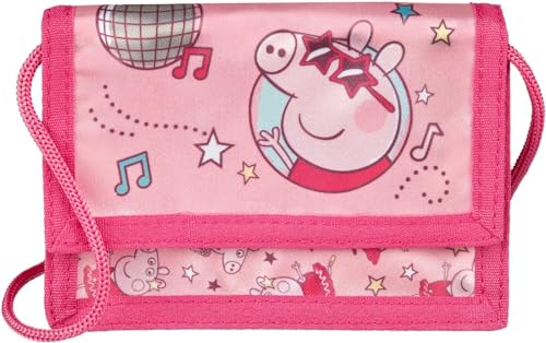Undercover Peppa Wutz Pig Geldbeutel Brustbeutel Jungen, Mädchen │Kinder Geldbörse mit Kordelband, Klettverschluss 8 x 13 cm Undercover Peppa Wutz Pig Geldbeutel Brustbeutel Jungen, Mädchen │Kinder Geldbörse mit Kordelband, Klettverschluss 8 x 13 cm von Undercover