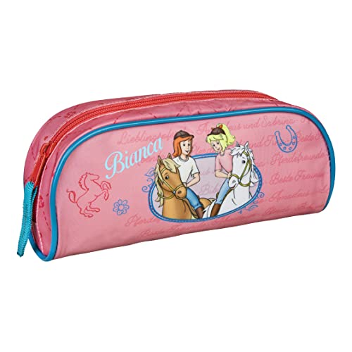 Undercover Personalisiertes Schlampermäppchen für Mädchen | Motiv Bibi und Tina rosa mit Name | Schüler-Etui Aufbewahrungsmappe für Schule und Daheim Undercover Personalisiertes Schlampermäppchen für Mädchen | Motiv Bibi und Tina rosa mit Name | Schüler-Etui Aufbewahrungsmappe für Schule und Daheim von Undercover