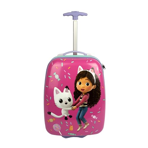 Undercover - Polycarbonat Trolley - Gabby's Dollhouse - 16 Inch - mit Spanngurten und Reißverschlussfach - Teleskopstange - leicht und robust - für Kinder Undercover - Polycarbonat Trolley - Gabby's Dollhouse - 16 Inch - mit Spanngurten und Reißverschlussfach - Teleskopstange - leicht und robust - für Kinder von Undercover
