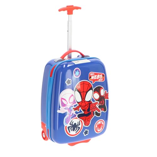 Undercover - Polycarbonat Trolley - Spider Man - 16 Inch - mit Spanngurten und Reißverschlussfach - Teleskopstange - leicht und robust - für Kinder Undercover - Polycarbonat Trolley - Spider Man - 16 Inch - mit Spanngurten und Reißverschlussfach - Teleskopstange - leicht und robust - für Kinder von Undercover