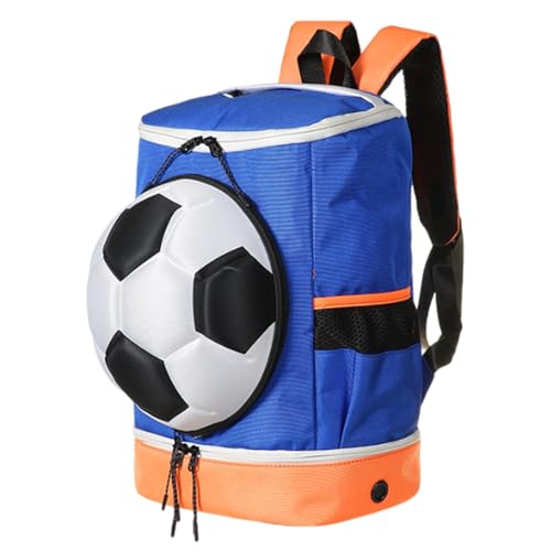 Ungtyb Basketballtasche, Fußball-Rucksack, Aufbewahrungstasche, Volleyball-Rucksack, großes Fassungsvermögen, Fußballtasche mit Ball- und Schuhfach, Sportrucksack von Ungtyb