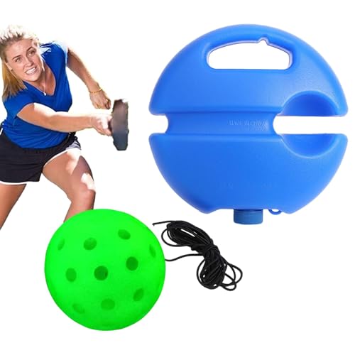 Ungtyb Pickleball-Trainingsgeräte, Pickleball-Trainingshilfen – Ausrüstung für die Praxis des Pickleballs mit Kabel – Die tragbare Hilfe für den selbstständigen Pickleball von Ungtyb