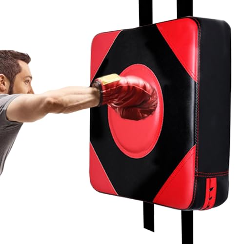 Wall Punching Pad, Boxing Training Gear, Tae KWON DO Blocking Pad, Durabless Impacted Resistant, Wall-Mounted, for Home Gym, Living Room, Boxing Practice, Red Blue von Ungtyb