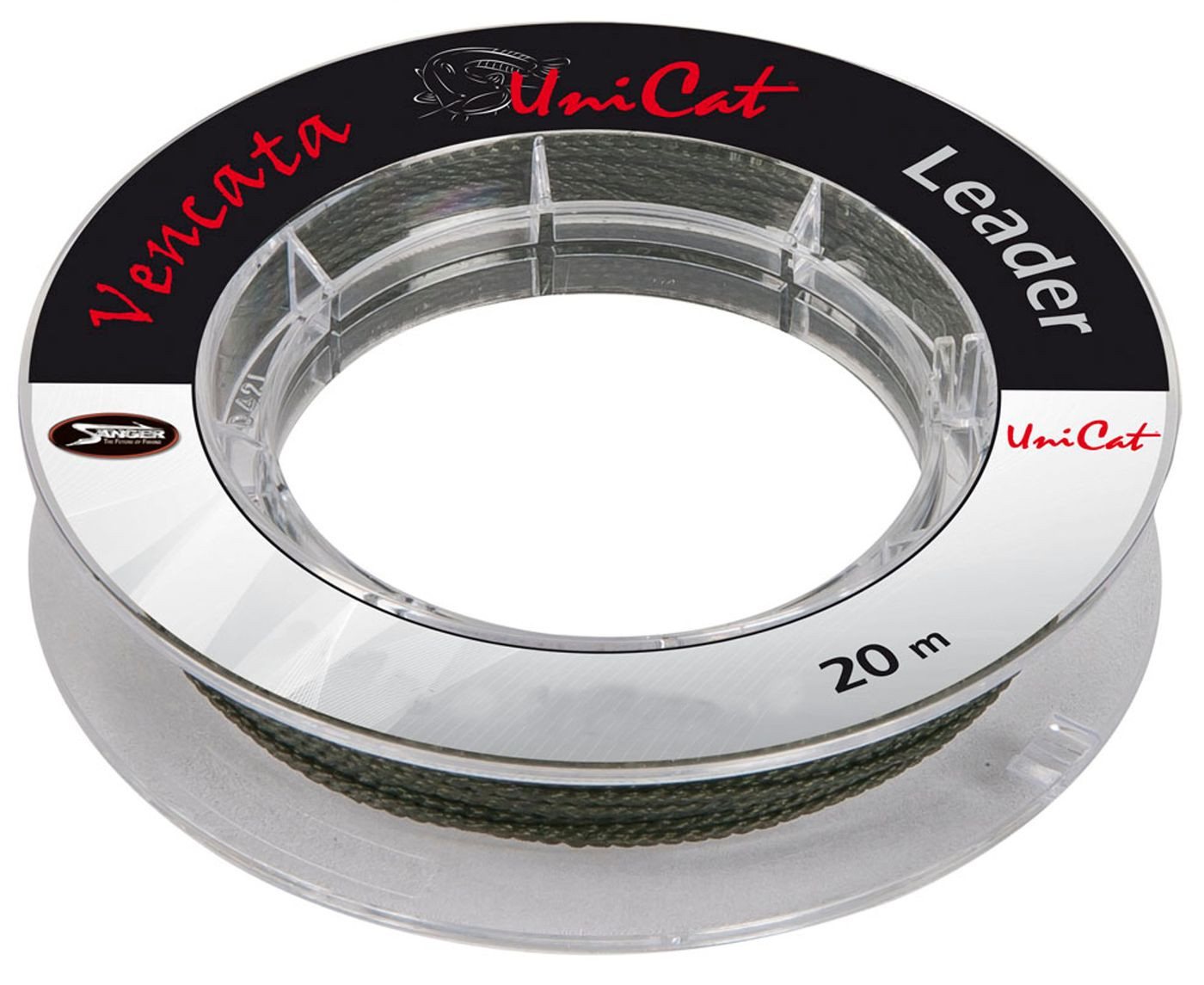 Uni Cat Vorfachschnur Uni Cat Vencata Leader 20m - Vorfachschnur, 0.8 m Länge, 0.8 mm Fadendurchmesser, (20-St) von Uni Cat