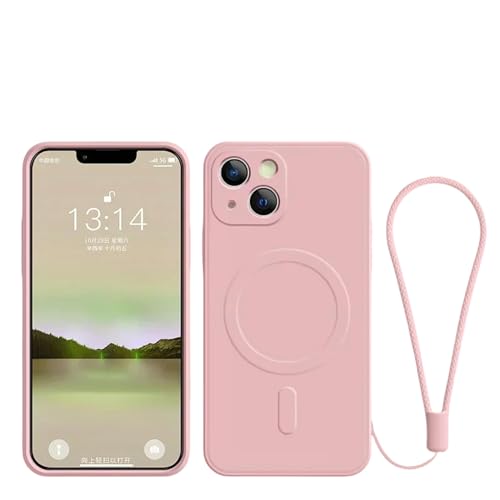 UniPrime Schutzhülle für iPhone 15, Silikon, Líquida Para, iPhone 15, 14, 13, 12, 11, Pro Max, Mini Xr Xs Plus, SE, Cubierta-Para, iPhone 11Pro-Rosa von UniPrime