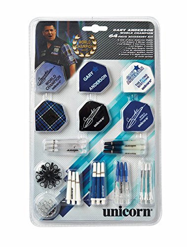 Unicorn Accessory Pack Gary Anderson World Champion, 64-teiliges Tune-Up Kit von Unicorn