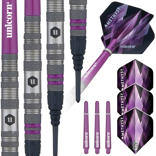 Unicorn Amethyst 2 Dartpfeile Set, violett, 18 g von Unicorn