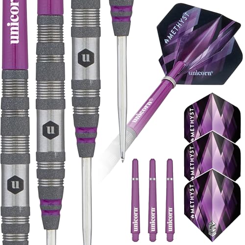 Unicorn Amethyst 2 Dartpfeile Set, violett, 19 g Unicorn Amethyst 2 Dartpfeile Set, violett, 19 g von Unicorn