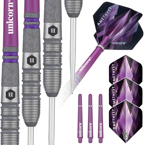 Unicorn Amethyst 3 Dartpfeile Set, violett, 22 g von Unicorn