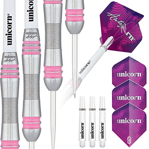 Unicorn Autogramm | Style 2 | Dartpfeile mit Stahlspitze, Silber/Pink, 24 g Unicorn Autogramm | Style 2 | Dartpfeile mit Stahlspitze, Silber/Pink, 24 g von Unicorn