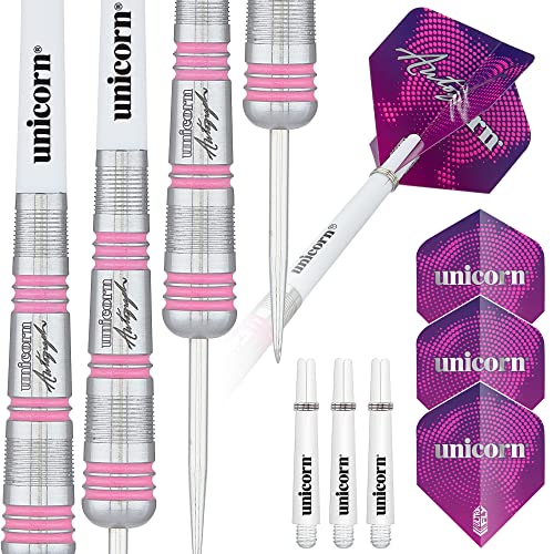 Unicorn Autogramm | Style 3 | Dartpfeile mit Stahlspitze, Silber/Pink, 21 g Unicorn Autogramm | Style 3 | Dartpfeile mit Stahlspitze, Silber/Pink, 21 g von Unicorn