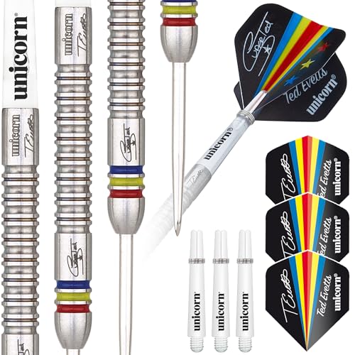 Unicorn Contender Ted Evetts Steel Dart, 90%Tungsten, 23g von Unicorn