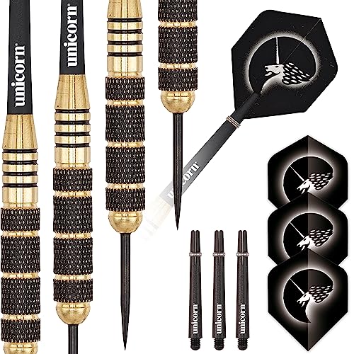 Unicorn Core Plus Steel Dart, Brass, gold, 25g von Unicorn