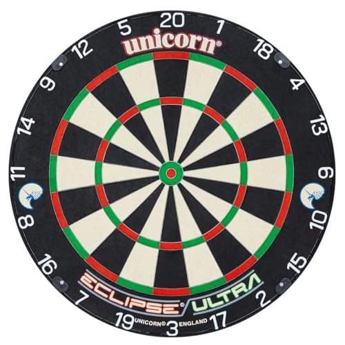 Unicorn Eclipse Ultra Professional Bristle Dartscheibe, Einheitsgröße, Schwarz, 79900 Unicorn Eclipse Ultra Professional Bristle Dartscheibe, Einheitsgröße, Schwarz, 79900 von Unicorn