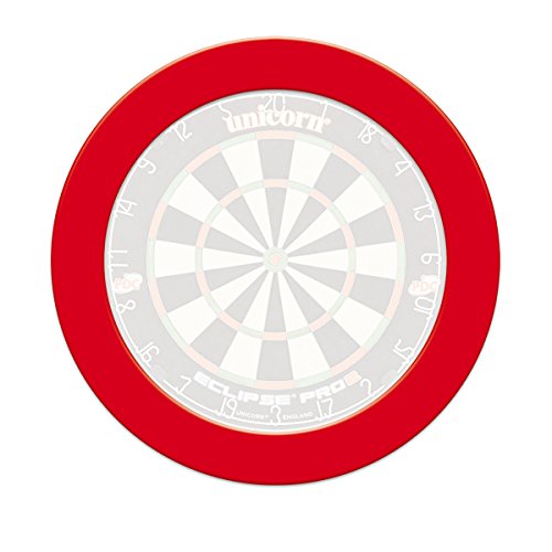 Unicorn Pro Slimline, Dartboard Surround, rot von Unicorn