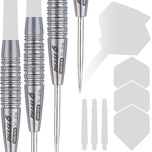 Unicorn Evolution Purist Phase 6 Natural Steel Barrel, 97% Tungsten, 25g von Unicorn