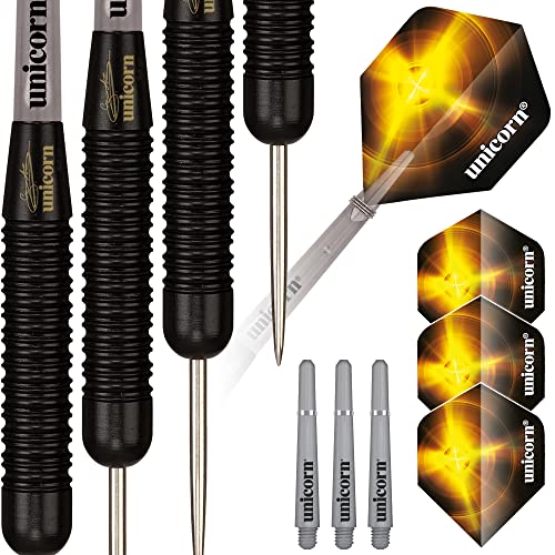 Unicorn Black Brass Gary Anderson Steel Dart, 23g von Unicorn