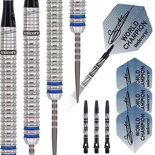 Unicorn World Champion Natural Gary Anderson Phase 3 Steel Dart, 90% Tungsten, 25g von Unicorn