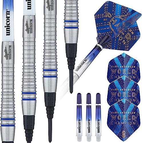 Unicorn Weltmeister Natur Darts, blau, 18 g von Unicorn