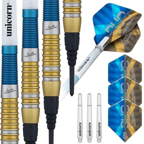 Unicorn Gary der Fliegende Schotte Anderson Duo Dartpfeile Set, blau, 18 g von Unicorn