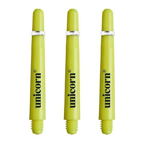 Unicorn Gripper 4 Neon Dart-Schäfte, gelb, Kurz Unicorn Gripper 4 Neon Dart-Schäfte, gelb, Kurz von Unicorn