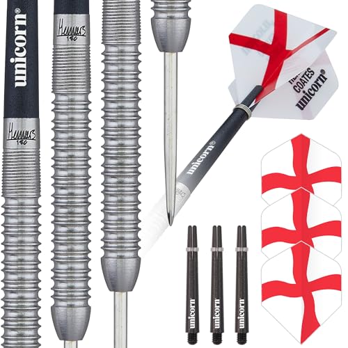 Unicorn Henry Coates Global Dartpfeil-Set, rot/weiß, 24 g Unicorn Henry Coates Global Dartpfeil-Set, rot/weiß, 24 g von Unicorn