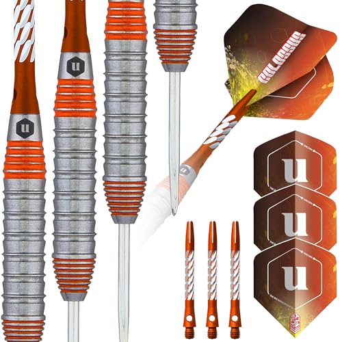 Unicorn Koloss Dartpfeile Set, Orange, 33 g von Unicorn