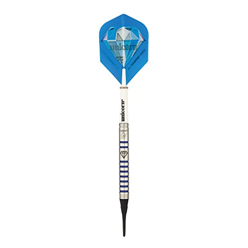 Unicorn Maestro Natural Ian 'Diamond' White Soft Dart, 90% Tungsten, 18g von Unicorn