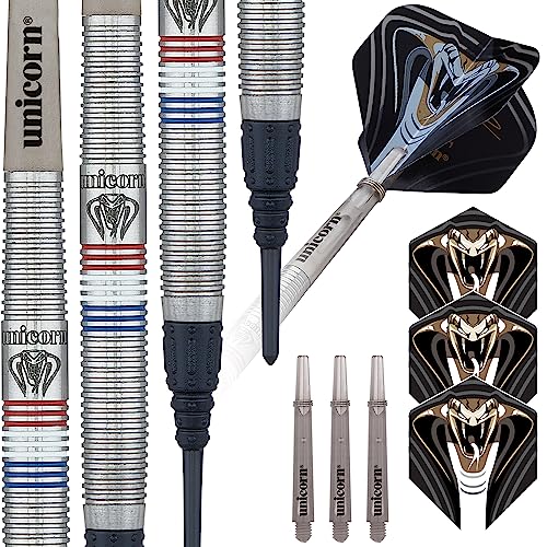 Unicorn Maestro Phase 2|Jeffrey De Zwaan | Soft-Dartpfeile Tip Darts, Silber, 22 g Unicorn Maestro Phase 2|Jeffrey De Zwaan | Soft-Dartpfeile Tip Darts, Silber, 22 g von Unicorn