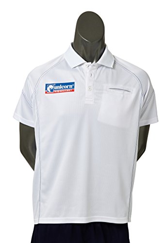 Unicorn Men's Team Darts Shirt, Weiß, 41-43 cm von Unicorn