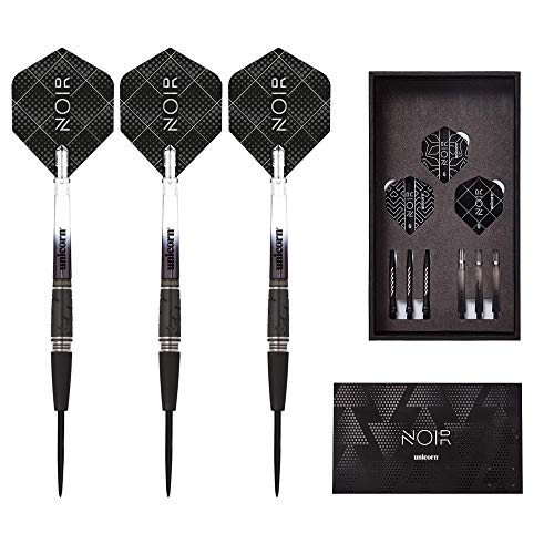 Unicorn Noir-Jelle Klaasen 97 Percent Dartpfeile mit Wolfram, Stahlspitze, Schwarz, 20 g Unicorn Noir-Jelle Klaasen 97 Percent Dartpfeile mit Wolfram, Stahlspitze, Schwarz, 20 g von Unicorn