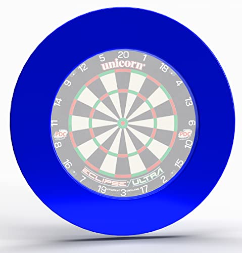 Unicorn Professional Heavy Duty Dartboard Surround, blau von Unicorn