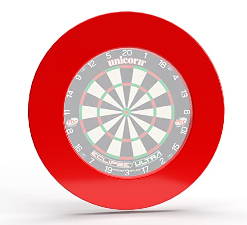 Unicorn Professional Heavy Duty Dartboard Surround, rot von Unicorn