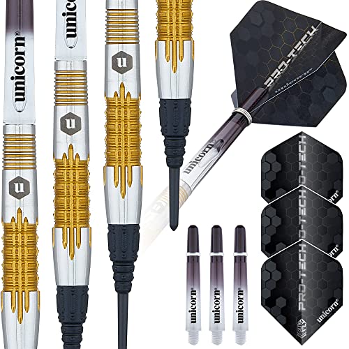 Unicorn Protech|Style 1|Soft Tip Darts, Silber/Gold, 17 g Unicorn Protech|Style 1|Soft Tip Darts, Silber/Gold, 17 g von Unicorn