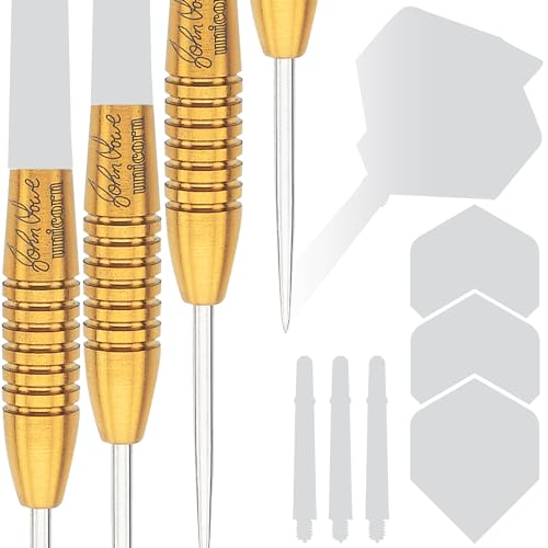 Unicorn Purist Player Development Lab John Lowe Steel Barrel, 90% Tungsten, golden, 21g Unicorn Purist Player Development Lab John Lowe Steel Barrel, 90% Tungsten, golden, 21g von Unicorn