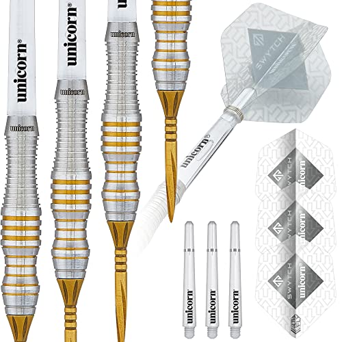 Unicorn Gold|Steel Tip Darts SWYTCH Dartpfeile mit Stahlspitze, 22 g Unicorn Gold|Steel Tip Darts SWYTCH Dartpfeile mit Stahlspitze, 22 g von Unicorn