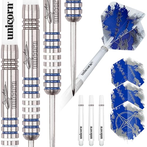 Unicorn Silver Star Gary Anderson Steel Dart, 80% Tungsten, 27g von Unicorn