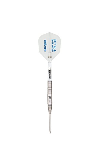 Unicorn Super True Steel Dart, 90% Tungsten, weiß, 23g Unicorn Super True Steel Dart, 90% Tungsten, weiß, 23g von Unicorn