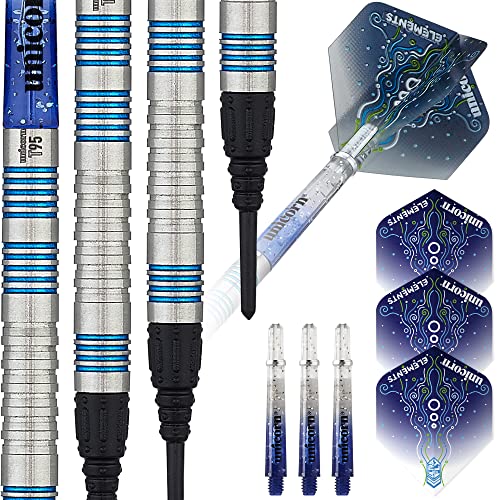 Unicorn Core XL T95 Dartpfeile mit weicher Spitze, blau, 20 g Unicorn Core XL T95 Dartpfeile mit weicher Spitze, blau, 20 g von Unicorn