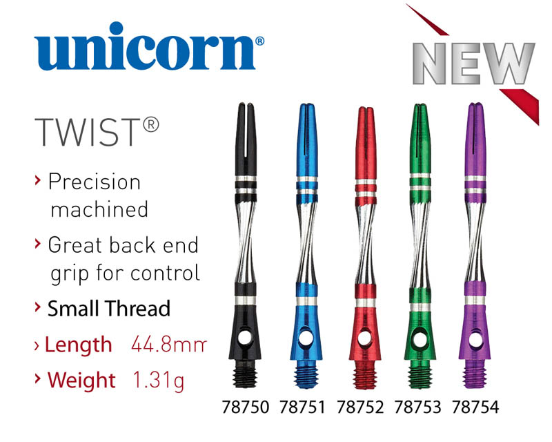 Unicorn Twist Aluminiumschaft schwarz Unicorn Twist Aluminiumschaft schwarz von Unicorn